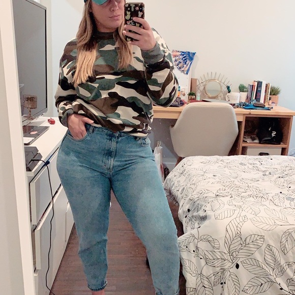 Camo crew neck sweatshirt - Picture 2 of 3